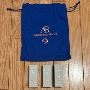Augustinus Bader bag and miniatures